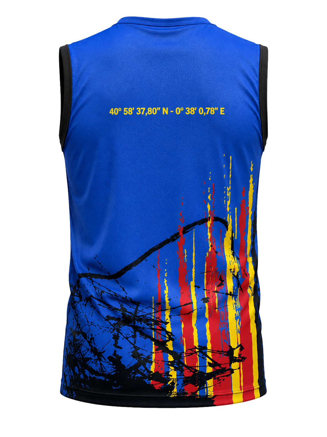 Camiseta sense mànigues TRCF, darrere